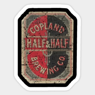 COPLAND BREWING HALF AND HALF BERR Sticker